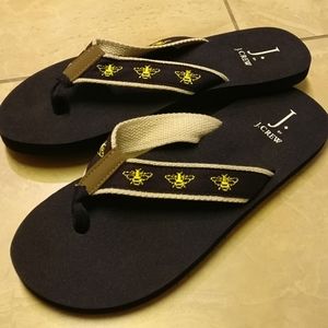 J Crew Womens flip-flops US size 9 new unworn